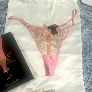 Brand new HB, Faye, pink thong size small